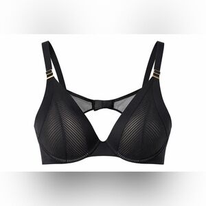 ThirdLove Bra Shadow Stripe Plunge Underwire Lined Cup Adjustable 42C